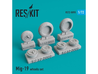 Mig-19 Wheels Set - zdjęcie 1