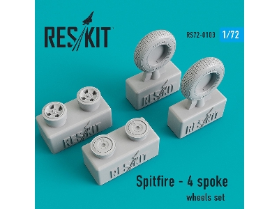 Spitfire - 4 Spoke Wheels Set - zdjęcie 1