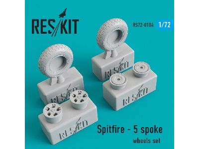 Spitfire - 5 Spoke Wheels Set - zdjęcie 1