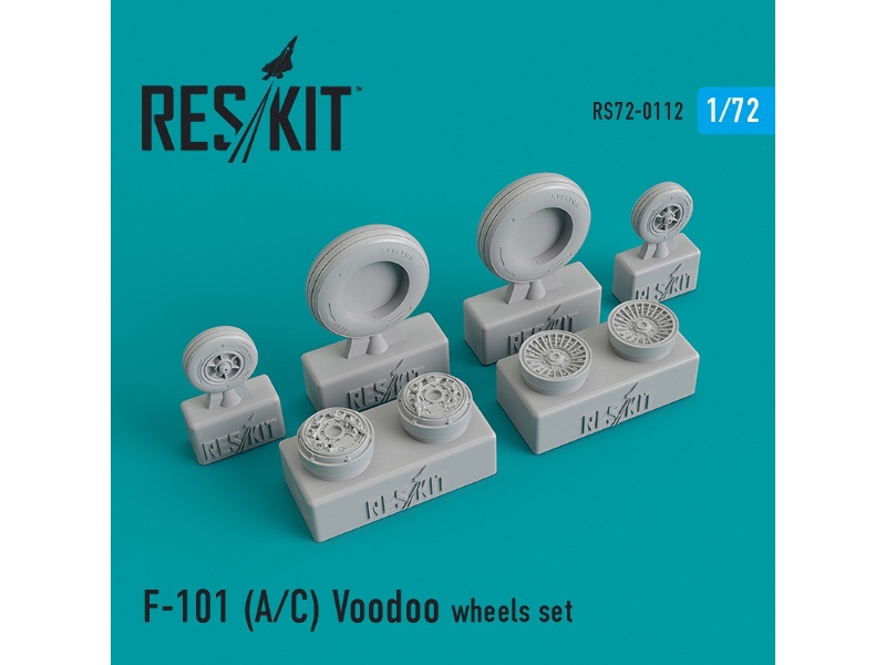 Mcdonnell F-101 (A/C) Voodoo Wheels Set - zdjęcie 1