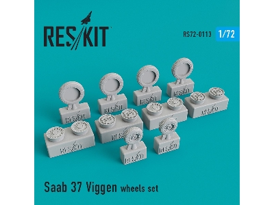 Saab 37 Viggen Wheels Set - zdjęcie 1