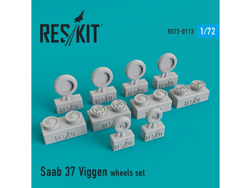 Saab 37 Viggen Wheels Set - zdjęcie 1 Saab 37 Viggen Wheels Set - zdjęcie 1