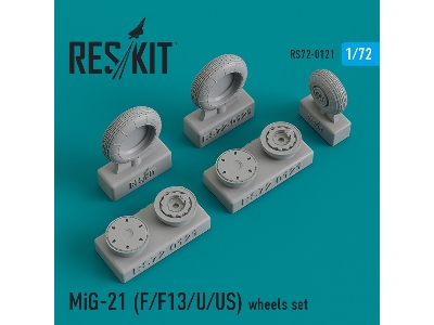 Mig-21 (F/F13/U/Us) Wheels Set - zdjęcie 1