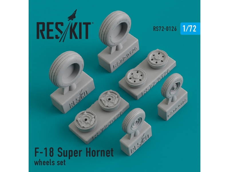 F-18 Super Hornet Wheels Set - zdjęcie 1 F-18 Super Hornet Wheels Set - zdjęcie 1
