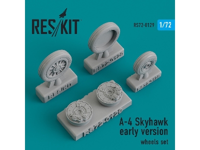 A-4 Skyhawk Early Version Wheels Set - zdjęcie 1