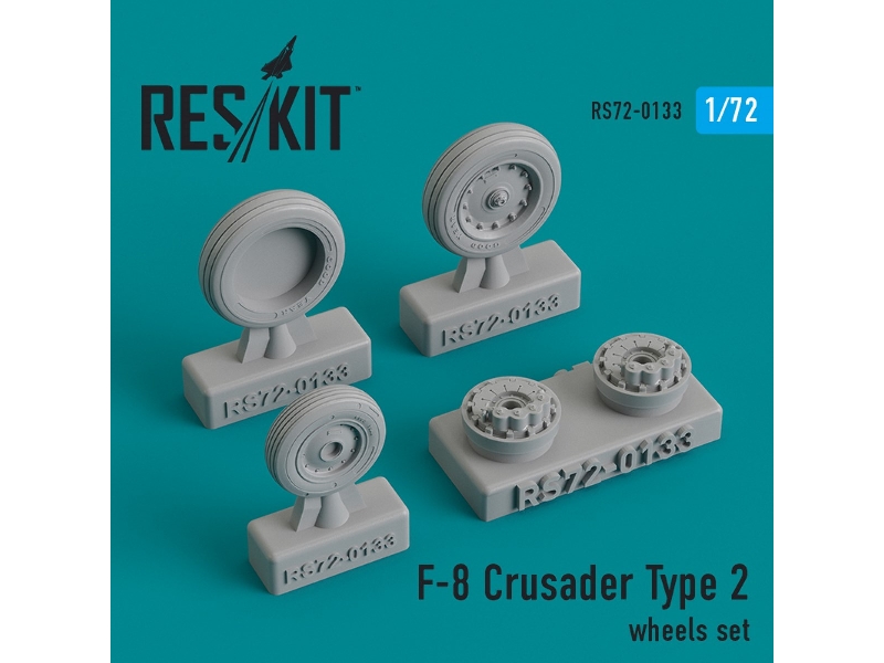 F-8 Crusader Type 2 Wheels Set - zdjęcie 1