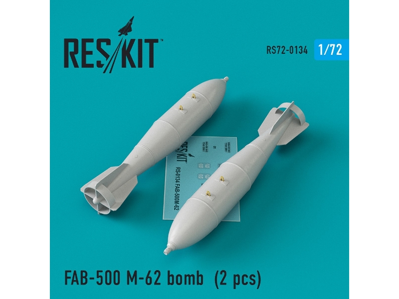 Fab-500 M-62 Bomb (2 Pcs) (Su-17, Su-22, Su-24, Su-25, Su-34) - zdjęcie 1 Fab-500 M-62 Bomb (2 Pcs) (Su-17, Su-22, Su-24, Su-25, Su-34) - zdjęcie 1