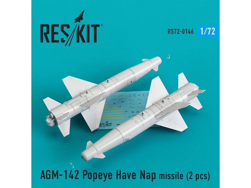 Agm-142 Popeye Have Nap Missile (2 Pcs) (F-4, F-15, F-16, F-111) - zdjęcie 1 Agm-142 Popeye Have Nap Missile (2 Pcs) (F-4, F-15, F-16, F-111) - zdjęcie 1