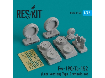 Fw-190/Ta-152 (Late Version) Type 2 Wheels Set - zdjęcie 1