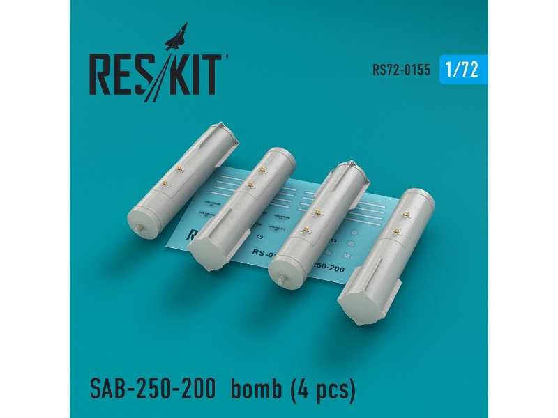 Sab-250-200 Bomb (4 Pcs) Su-7, Su-17, Su-24, Su-25, Su-27, Su-30, Su-34, Mig-21, Mig-27, Yak-38, Jak-130 - zdjęcie 1 Sab-250-200 Bomb (4 Pcs) Su-7, Su-17, Su-24, Su-25, Su-27, Su-30, Su-34, Mig-21, Mig-27, Yak-38, Jak-130 - zdjęcie 1