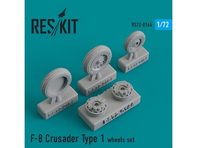 F-8 Crusader Type 1 Wheels Set - zdjęcie 1
