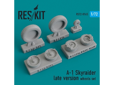 A-1 Skyraider Late Version Wheels Set - zdjęcie 1