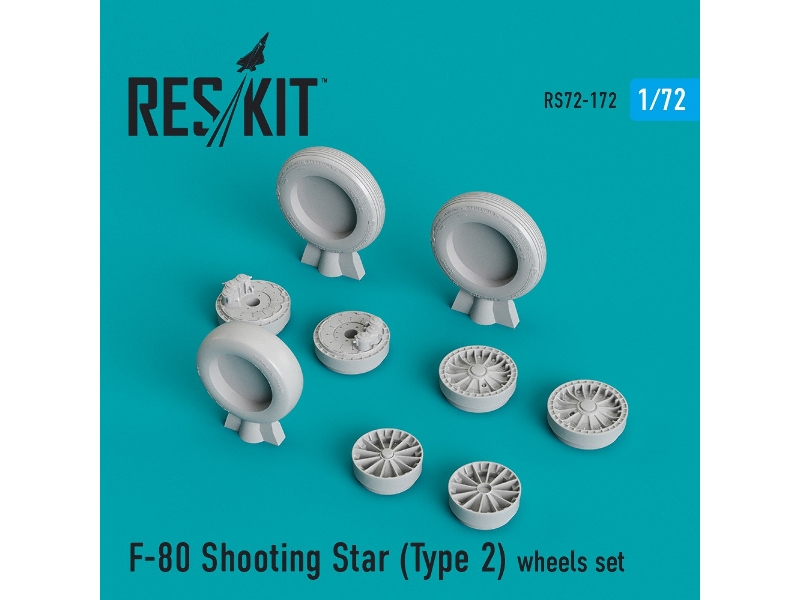 F-80 Shooting Star (Type 2) Wheels Set - zdjęcie 1 F-80 Shooting Star (Type 2) Wheels Set - zdjęcie 1