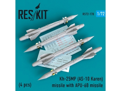 Kh-25mp(As-10 Karen) Missile With Apu-68 (4 Pcs) (Mig-23, Mig-27, Su-17, Su-24, Su-25) - zdjęcie 1