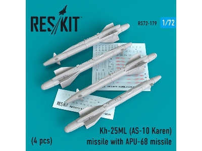 Kh-25ml (As-10 Karen) Missile With Apu-68 (4 Pcs) (Mig-23, Mig-27, Su-17, Su-24, Su-25) - zdjęcie 1