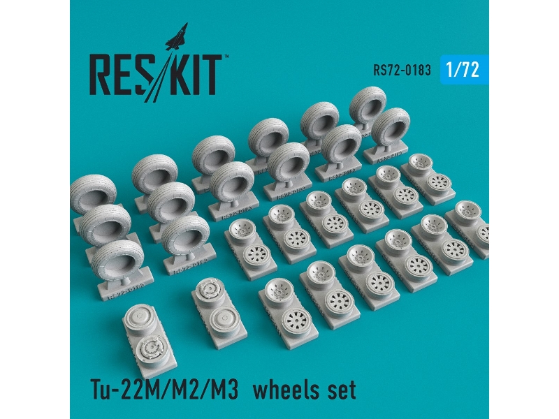 Tu-22M/M2/M3 Wheels Set - zdjęcie 1 Tu-22M/M2/M3 Wheels Set - zdjęcie 1