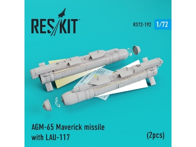 Agm-65 Maverick Missile With Lau-117 (2pcs) Av-8b, A-10, F-16, F-18) - zdjęcie 1