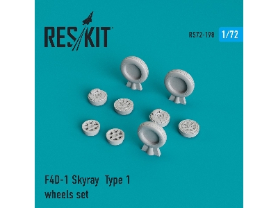 F4d-1 Skyray Type 1 Wheels Set - zdjęcie 1