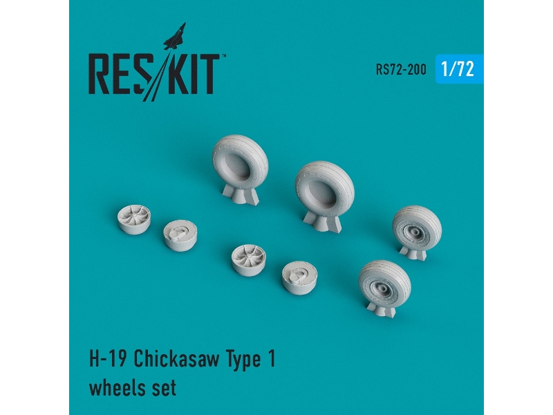 H-19 Chickasaw Type 1 Wheels Set - zdjęcie 1 H-19 Chickasaw Type 1 Wheels Set - zdjęcie 1