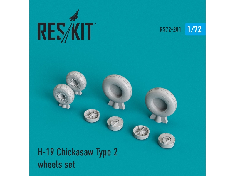 H-19 Chickasaw Type 2 Wheels Set - zdjęcie 1 H-19 Chickasaw Type 2 Wheels Set - zdjęcie 1