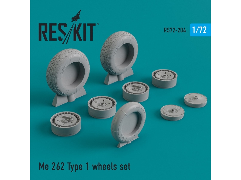 Me.262 Type 1 Wheels Set - zdjęcie 1 Me.262 Type 1 Wheels Set - zdjęcie 1