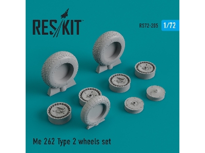 Me.262 Type 2 Wheels Set - zdjęcie 1
