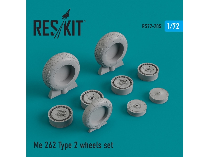 Me.262 Type 2 Wheels Set - zdjęcie 1 Me.262 Type 2 Wheels Set - zdjęcie 1