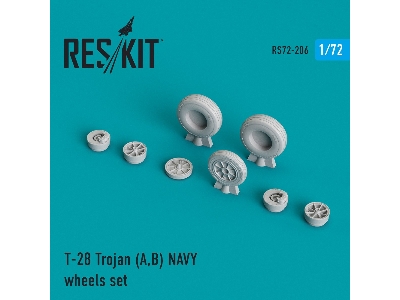 T-28 Trojan (A,b) Navy Wheels Set - zdjęcie 1