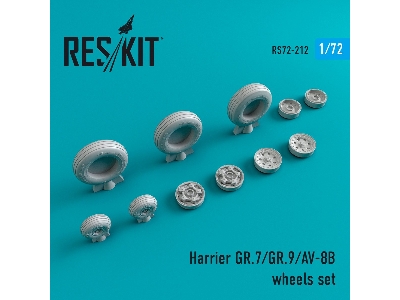 Harrier Gr.7/Gr.9/Av-8b Wheels Set - zdjęcie 1