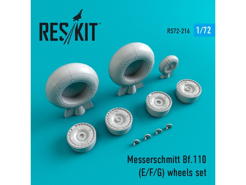 Bf.110 (E/F/G) Wheels Set - zdjęcie 1 Bf.110 (E/F/G) Wheels Set - zdjęcie 1