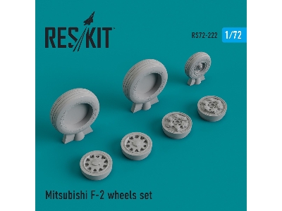 Mitsubishi F-2 Wheels Set - zdjęcie 1