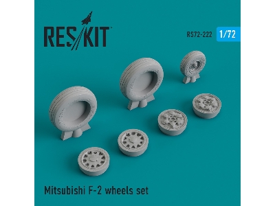 Mitsubishi F-2 Wheels Set - zdjęcie 1