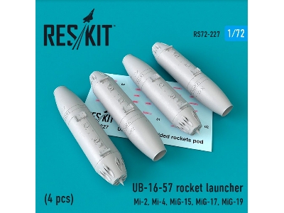 Ub-16-57 Rocket Launcher 4 Pcs Mi-2, Mi-4, Mig-15, Mig-17, Mig-19 - zdjęcie 1