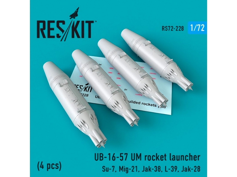 Ub-16-57 Um Rocket Launcher 4 Pcs Su-7, Mig-21, Jak-38, L-39, Jak-28 - zdjęcie 1