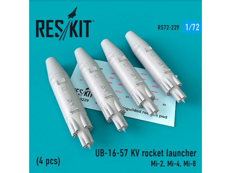 Ub-16-57 Kv Rocket Launcher 4 Pcs Mi-2, Mi-4, Mi-8 - zdjęcie 1