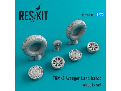 Tbm-3 Avenger Land Based Wheels Set - zdjęcie 1