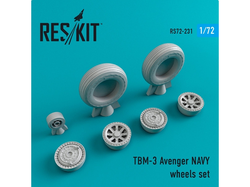 Tbm-3 Avenger Navy Wheels Set - zdjęcie 1 Tbm-3 Avenger Navy Wheels Set - zdjęcie 1