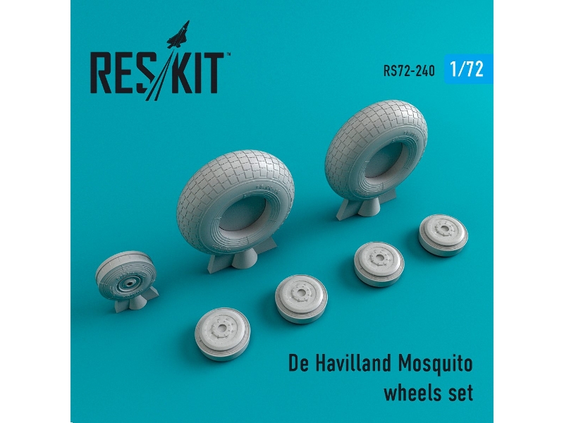 De Havilland Mosquito Wheels Set - zdjęcie 1 De Havilland Mosquito Wheels Set - zdjęcie 1