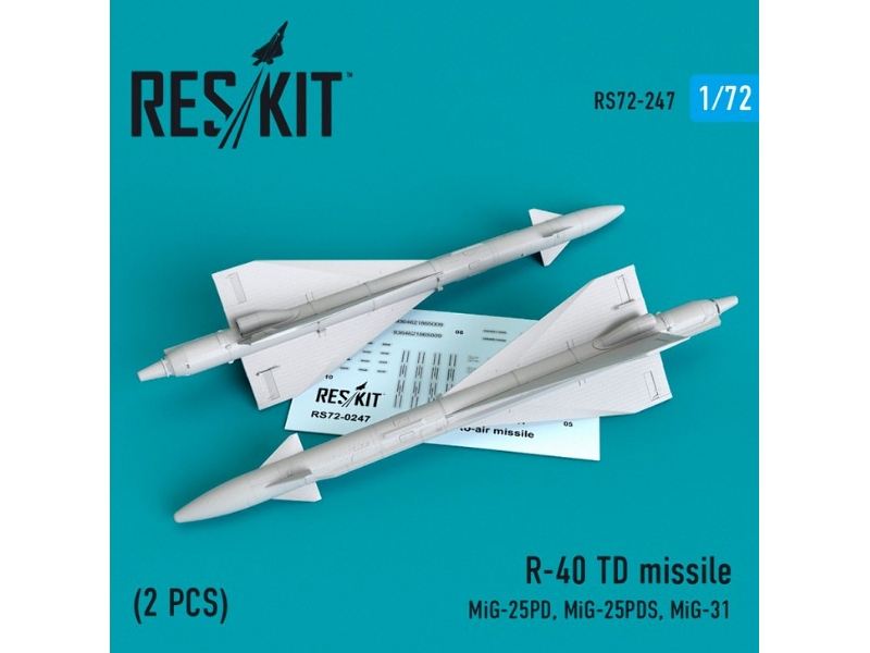 R-40 Td Missile (2 Pcs) (Mig-25pd,mig-25pds, Mig-31) - zdjęcie 1 R-40 Td Missile (2 Pcs) (Mig-25pd,mig-25pds, Mig-31) - zdjęcie 1