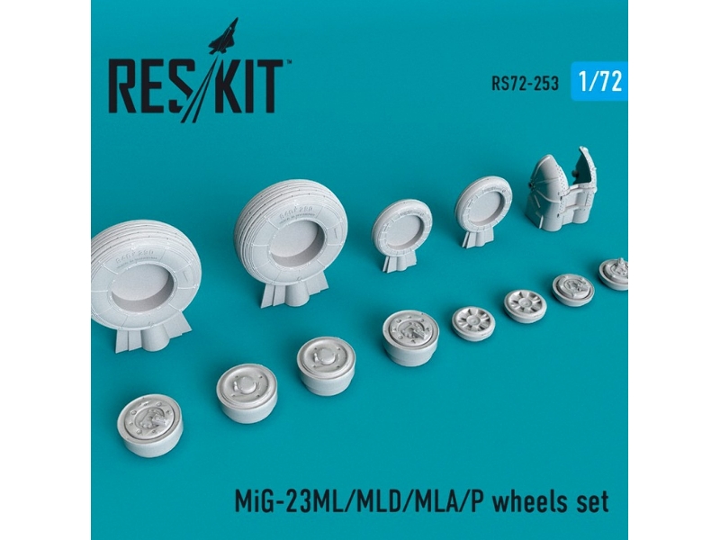 Mig-23(Ml/Mld/Mla/P) Wheels Set - zdjęcie 1 Mig-23(Ml/Mld/Mla/P) Wheels Set - zdjęcie 1