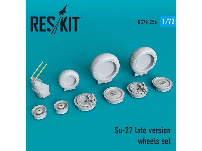 Su-27 Late Version Wheels Set Late Version - zdjęcie 1 Su-27 Late Version Wheels Set Late Version - zdjęcie 1