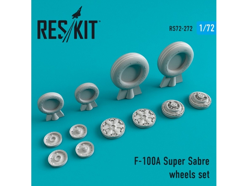 F-100 (A) Super Sabre Wheels Set - zdjęcie 1 F-100 (A) Super Sabre Wheels Set - zdjęcie 1