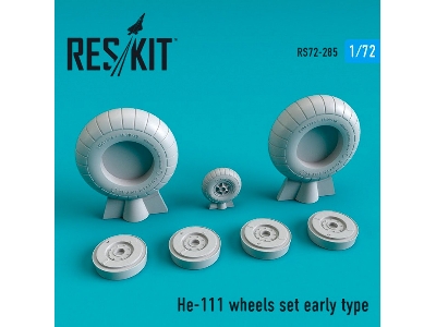 He-111 Wheels Set Early Type - zdjęcie 1