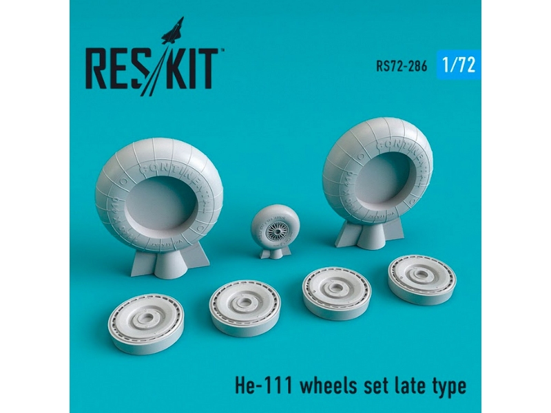 He-111 Wheels Set Late Type - zdjęcie 1 He-111 Wheels Set Late Type - zdjęcie 1
