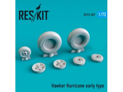 Hawker Hurricane Wheels Set Early Type - zdjęcie 1