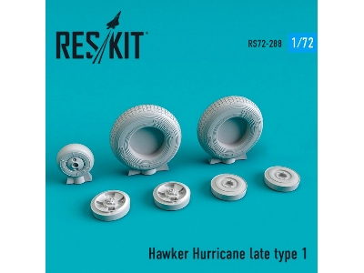 Hawker Hurricane Wheels Set Late Type 1 - zdjęcie 1