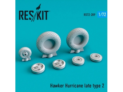 Hawker Hurricane Wheels Set Late Type 2 - zdjęcie 1