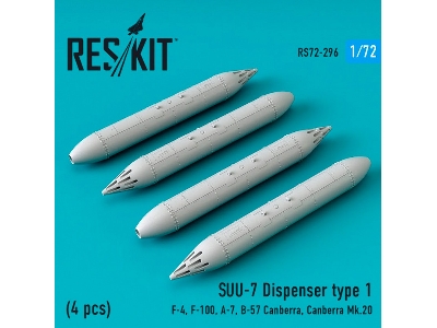 Suu-7 Dispenser Type 1 4 Pcs F-4, F-100, A-7, B-57 Canberra, Canberra Mk.20 - zdjęcie 1