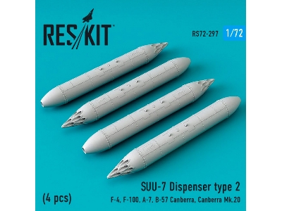 Suu-7 Dispenser Type 2 4 Pcs F-4, F-100, A-7, B-57 Canberra, Canberra Mk.20 - zdjęcie 1