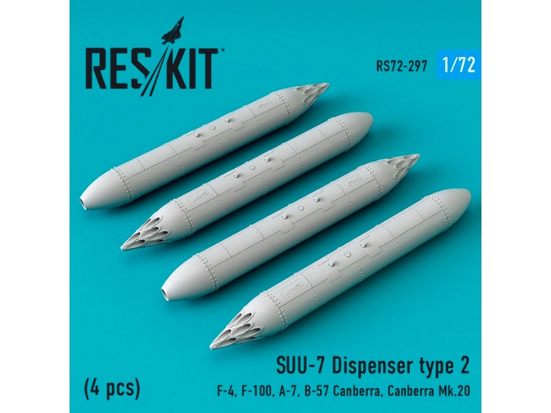 Suu-7 Dispenser Type 2 4 Pcs F-4, F-100, A-7, B-57 Canberra, Canberra Mk.20 - zdjęcie 1 Suu-7 Dispenser Type 2 4 Pcs F-4, F-100, A-7, B-57 Canberra, Canberra Mk.20 - zdjęcie 1
